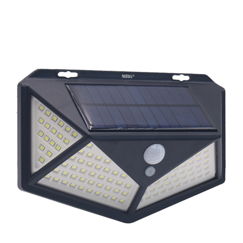 Panou Led Solar MRG MCL114 ,114 LED, Senzor miscare, Incarcare solara, Negru